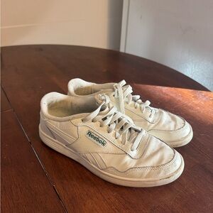 Reebok Off-White Leather Sneakers